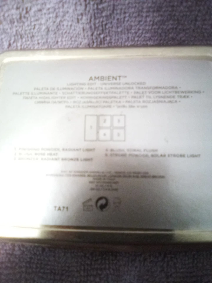 Hourglass Ambient Lighting Edit Palette - Universe - Limited edition NIB RARE - Image 3 of 3