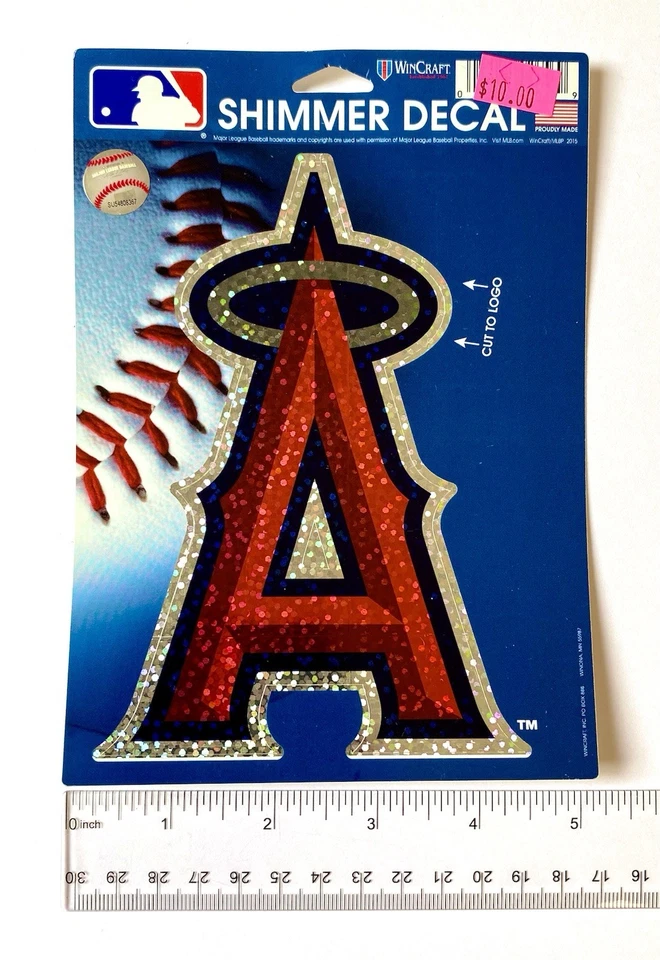 Los Angeles Angels Officially MLB Licensed 5 X 7 MLB Shimmer Decal By WinCraft - Image 3 of 3
