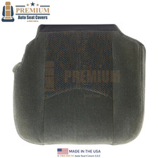 2003-2007 For Chevy Silverado Cloth Driver Bottom Seat Cover Very Dk Pewter