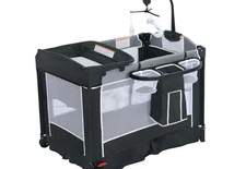 NEW AILEEKISS 4-in-1 Portable Baby Play Yard with Changing Table