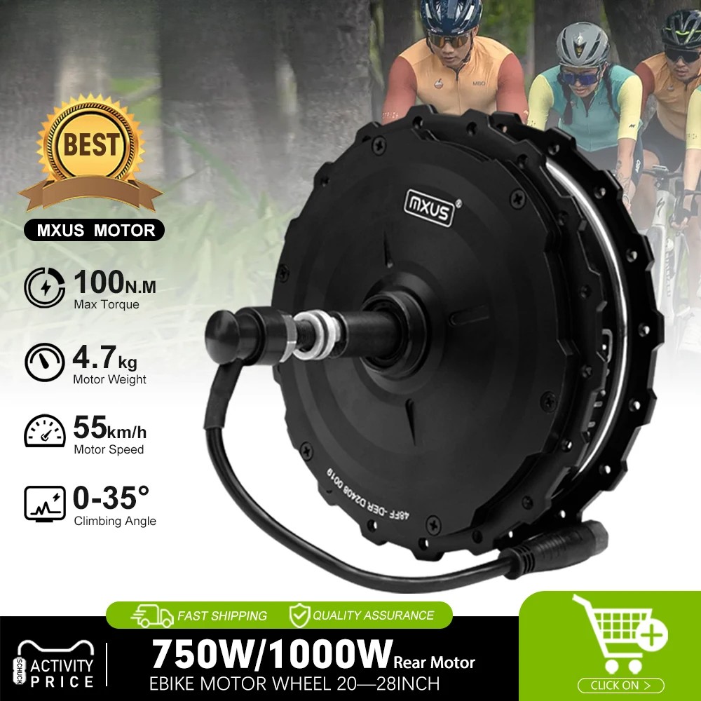 Mountain E-bike 48V 750W/1000W High Speed Rear Brushless Gear Hub - Main Image