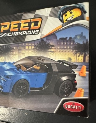 ムービーカード LEGO 75878 SPEED CHAMPION Bugatti Chiron NEW & SEALED in damaged