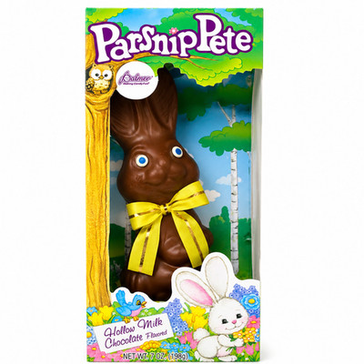 Easter Bunny Hollow Milk Chocolate Rabbit Candy Parsnip Pete Palmer 7 Oz