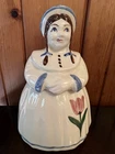 Vintage 1940s Shawnee Pottery "Jill the Dutch Girl" Cookie Jar Grandma Chic!🌷