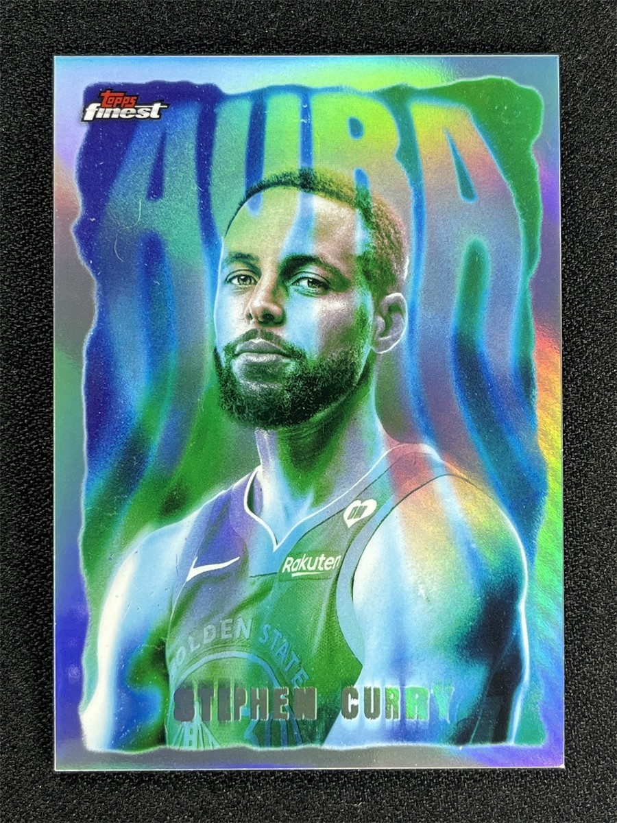 2025-26 Topps Finest Basketball Stephen Curry #AU-1 Aura Warriors Case Hit SSP