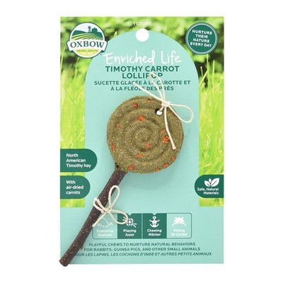 Oxbow Enriched Life Chew Toy for Small Pets Natural Safe Orange Green 0.96 oz