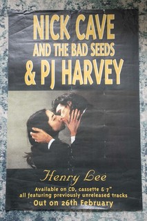 Nick Cave & The Bad Seeds & P J Harvey Henry Lee Large Vintage Promo Poster