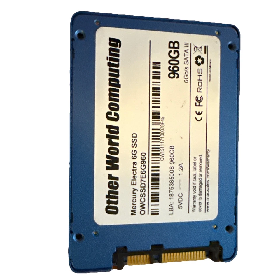 OWC/Other World Computing 2.5" 1TB Mercury Electra 6G Internal Solid-State Drive - Image 2 of 2