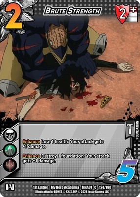 4X-Brute Strength - 1st Edition-MHA01F-My Hero Academia First Edition-Universus