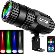 Led Pinspot Light, 15W Disco Ball Spotlight RGBW 4-In-1 Lights  Mirror Ball Li