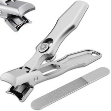 Nail Clippers for Men Thick Nails,Large Wide Jaw Opening Toe Nail Clippers fo...