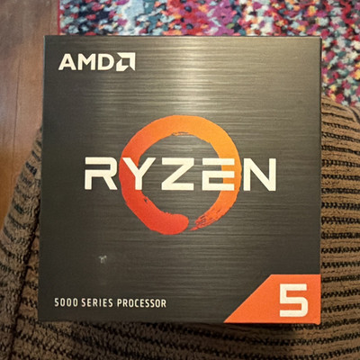 AMD Ryzen 5 5000 Series Boxed Processor with AMD CPU Cooler Fan
