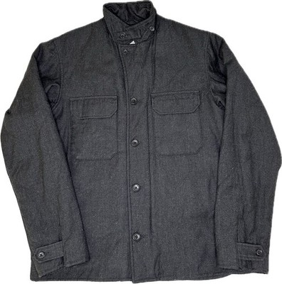ENGINEERED GARMENTS Men s Wool Field Shirt Jacket M Charcoal Made In USA