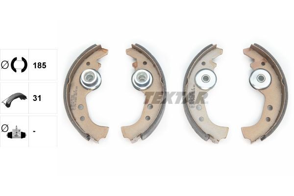 Textar Bremsbackensatz 91005900 FüR Abarth Autobianchi Passend FüR Fiat FSO-image