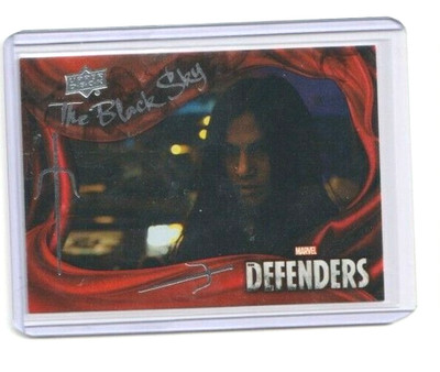 Marvel Defenders Black Sky Trading Card BS6 Elodie Yung as Elektra Black Sky 