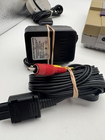 Super Nintendo SNES Console W/ Cables & Controller - Tested & Works Yellowed