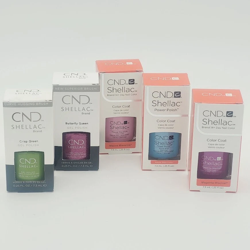 CND Shellac - Choose Your Color - A-Z - Top, Base Coat, DURAFORCE, XPRESS5
