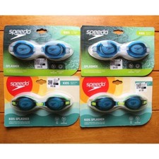 Speedo Kids SPLASHER Goggles 4 PACK, Ages 3-8 Sun Safe NEW 