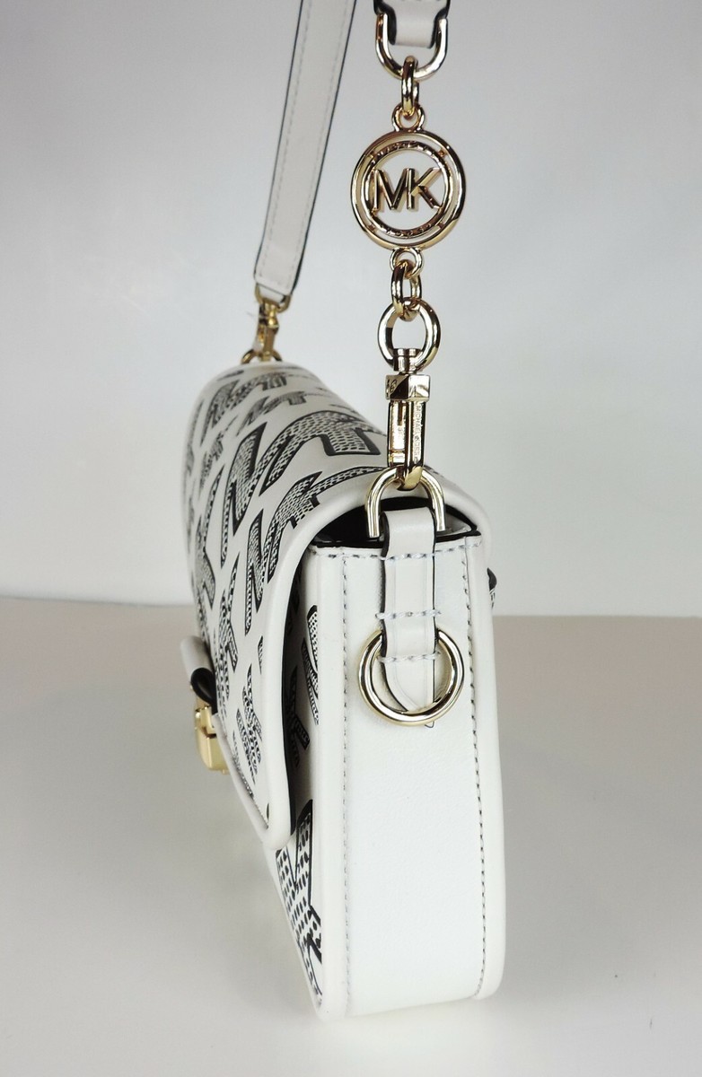 New Michael Kors bradshaw MK letters convertible shoulder