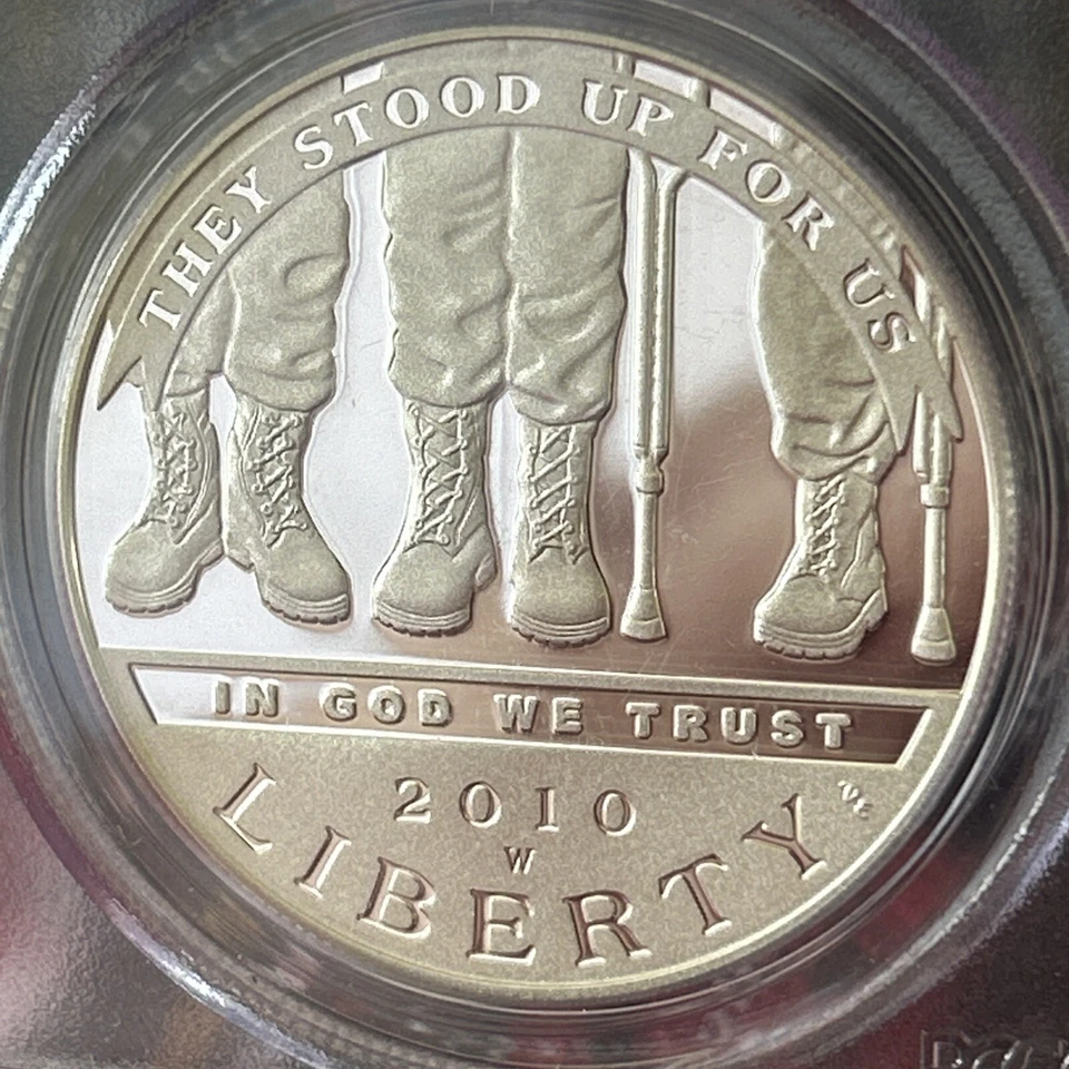 🇺🇸 2010-W Silver Dollar – American Disabled Veterans - Commemorative Coin - Image 3 of 4