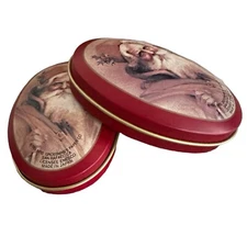 ENESCO Mrs. Grossman’s Paper Santa Clause Tin Box (set of 2) San Francisco 1984