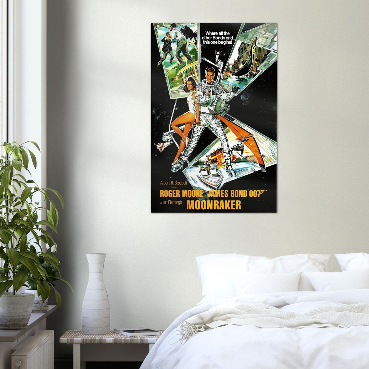 Chad Moore ポスター A View to a Kill - James Bond - Movie Poster - Roger Moore