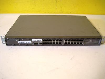 BAY NETWORKS BAYSTACK 10BASE-T HUB ADV.NMM VCCI-I 24 PORT 1.0-0.5A 47-63HS