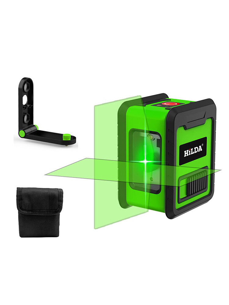2 Lines Green Laser Level Self-leveling Laser Horizontal Vertical Leveling Tool