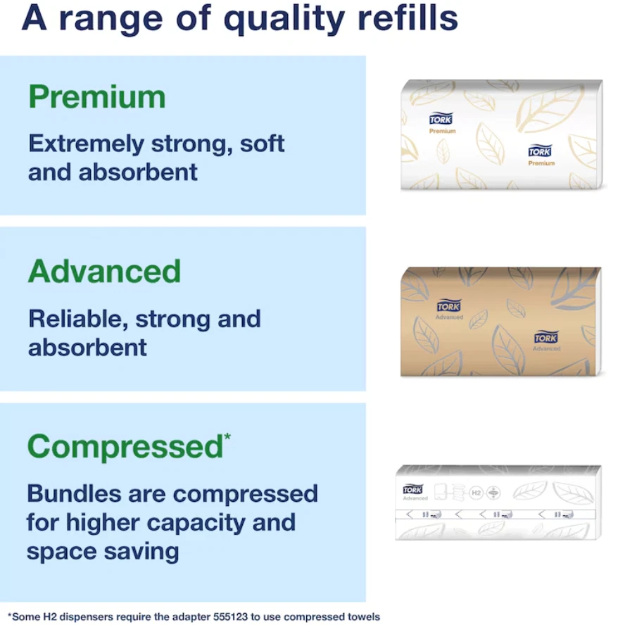 Tork Xpress CounterTop Universal Paper Towel Dispenser, Multifold H2 - 302028 - Image 4 of 4