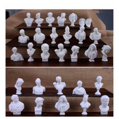 20 Pcs Art Decor Statue Sculpture Human Model Figure Greek God