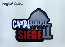 CRAFTECAFE CAPITAL SIEGE TITLE premade paper piecing scrapbook diecut piece page