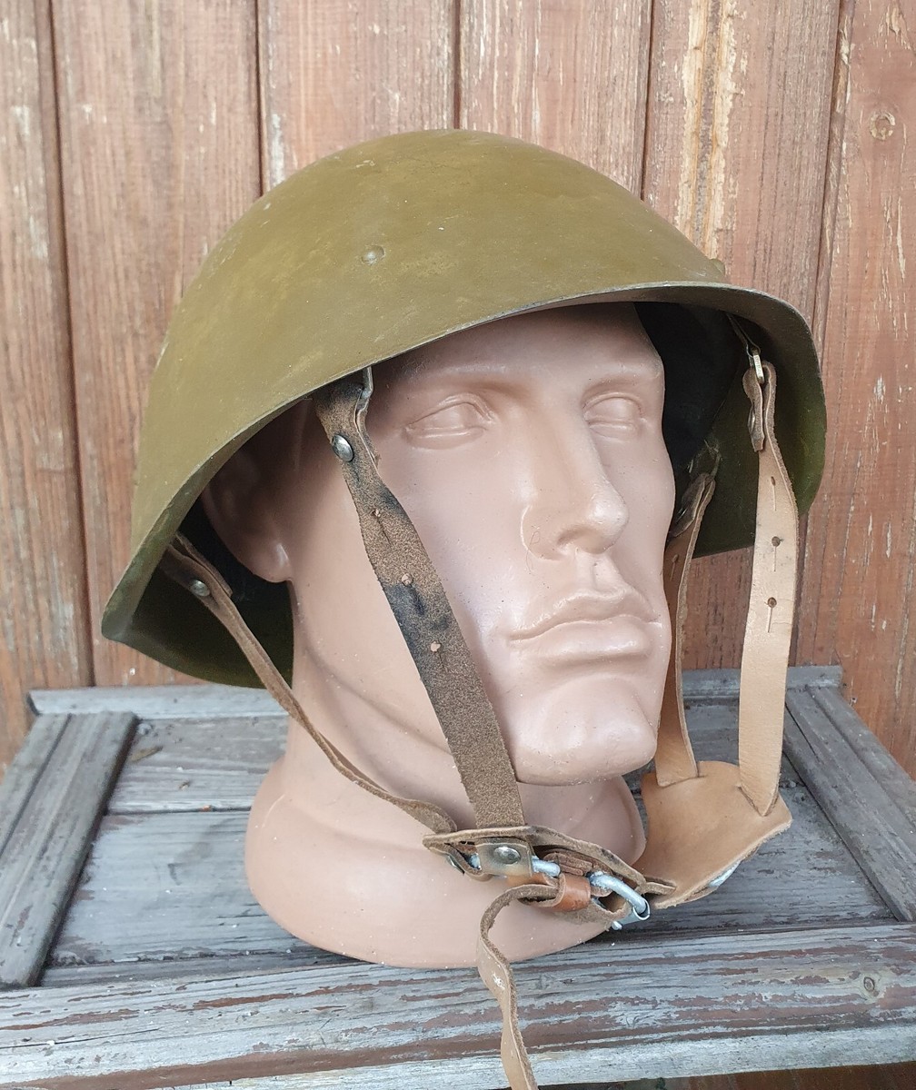 Original Steel Helmet SSH 40 WWII African Camo Ukraine Military