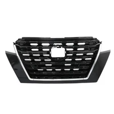 Fit For 2021 2022 2023 Nissan Kicks Front Bumper Upper Grille Assembly Plastic