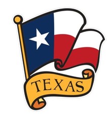 Texas Flag Sticker Decal A478