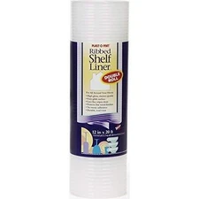 Warp'S Plast O Mat Shelf Liner Ribbed 12" W X 20ft. L Non Adhesive Clear (1)