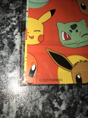Pokemon Gift Wrap Wrapping Paper - 2 Sheets @ 50cm x 70cm Each & 2 Tags - Picture 2 of 8