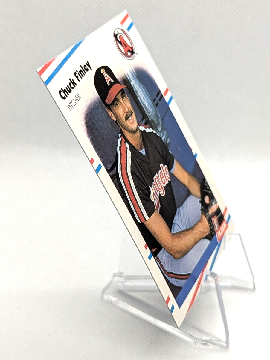 Chuck Finley #489 1988 Fleer Angels | eBay
