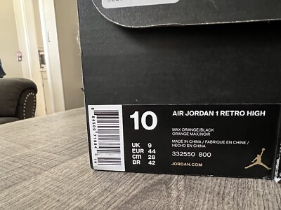 ジョーダン Size 10 - Jordan 1 Rare Air Max Orange 2017 Halloween 2024 | eBay