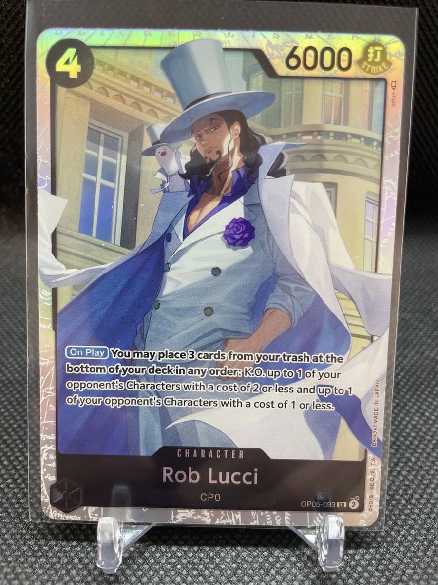 PSA10 ロブ・ルッチ SP OP05-093 One Piece Lucci One Piece Card Rob Lucci OP05-093 SP SR Japanese DHL OP09 | eBay