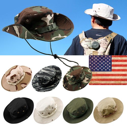 american flag bucket hat with string