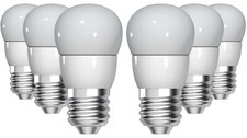 LED E27 Light Bulbs Frosted Mini Globe 3.5W 250 Lumen - 6 Pack