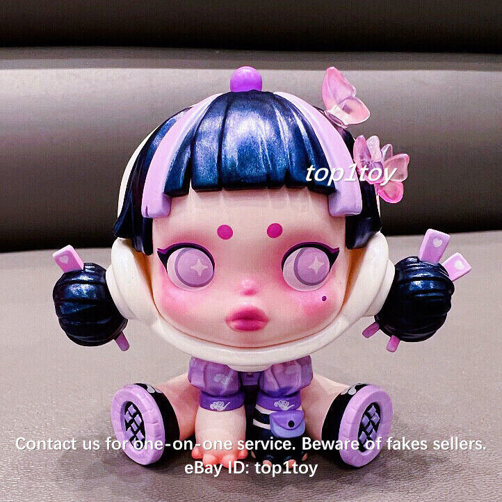 POP MART x SKULLPANDA Skullpanda Miss Butterfly Limited Art Toy Figurine POP MART x SKULLPANDA Skullpanda Miss Butterfly Limited Art Toy Figurine