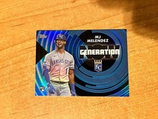 2022 Topps Update - MJ Melendez - Generation Now Blue Parallel Insert RC