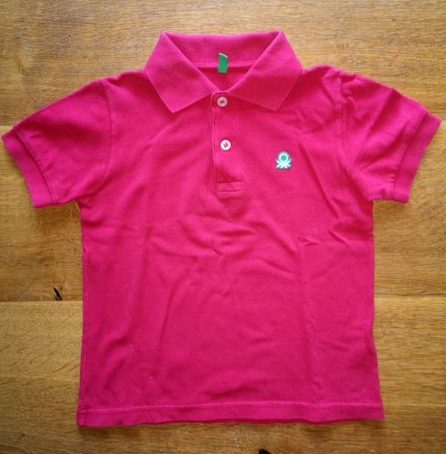 Benetton Jungen Poloshirt Größe 116 Rot - Bild 1 von 1