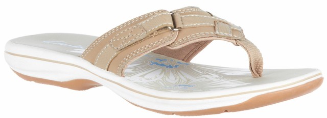 Clarks Cloudsteppers Women's Breeze Searose Gold US Sz 6 Flip Flop Sandals for sale online | eBay