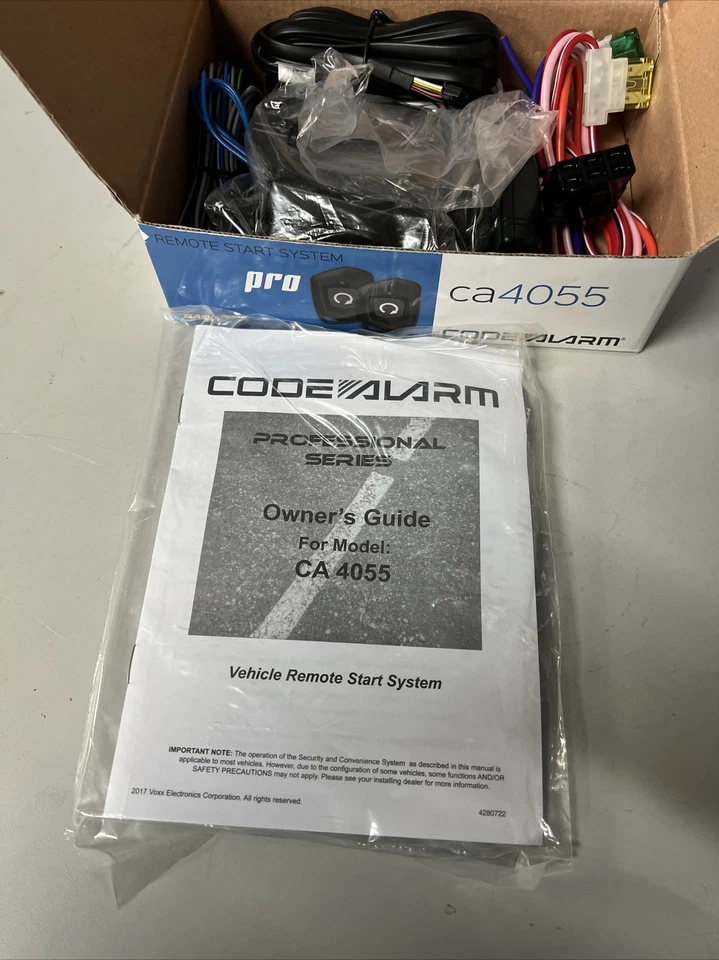 New Open Box Voxx Code Alarm ca4055 Remote Car Starting System - Image 3 of 4