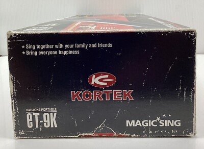 Mikeページ Magic Sing ET9K Microphone With Adapter With Bag And Booklet. | eBay