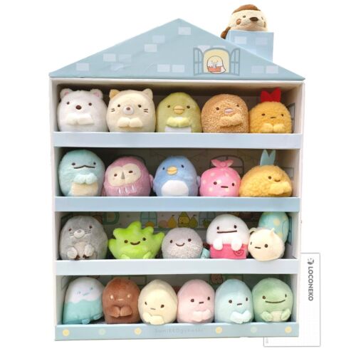 San-X Sumikko Gurashi Tenori Plush Toy Set of 22 Types in Sumikko House Case (Bl - Picture 1 of 3