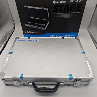 New Sennheiser Drum Kit 600 e600 Drum Mic Package with Case e602 e604 e614