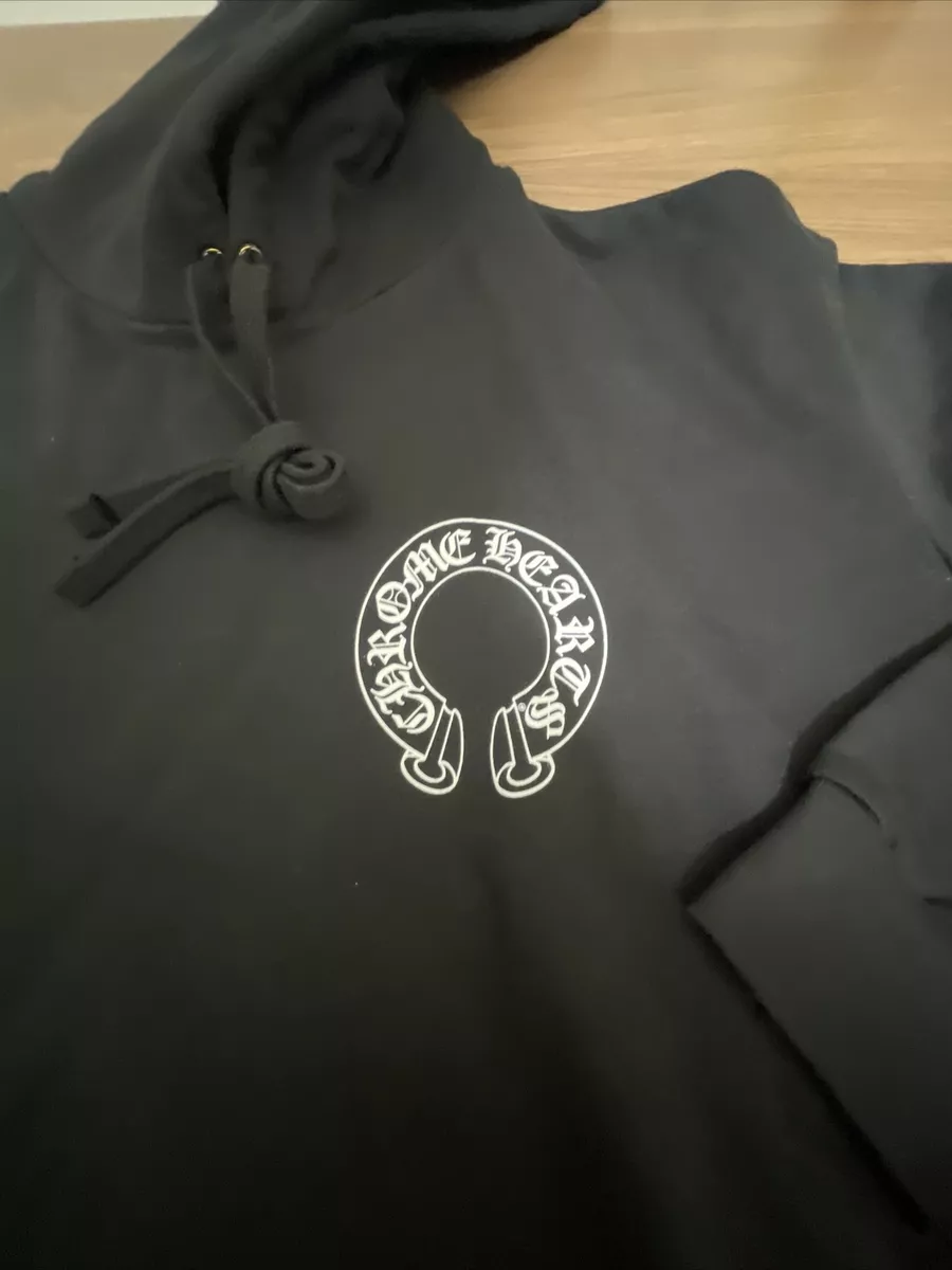 Chrome hearts matty boy 2025 chomper horseshoe hoodie black